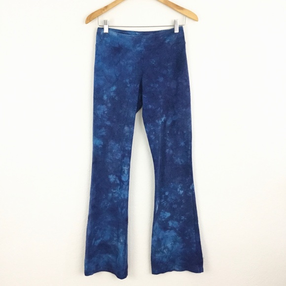 tie dye flare leggings